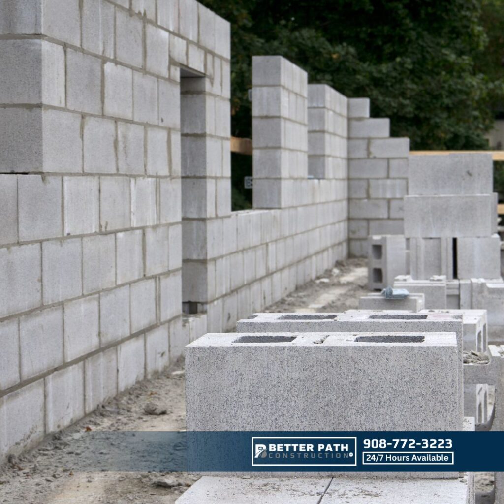 Exterior Masonry Wall Construction in New Jersey