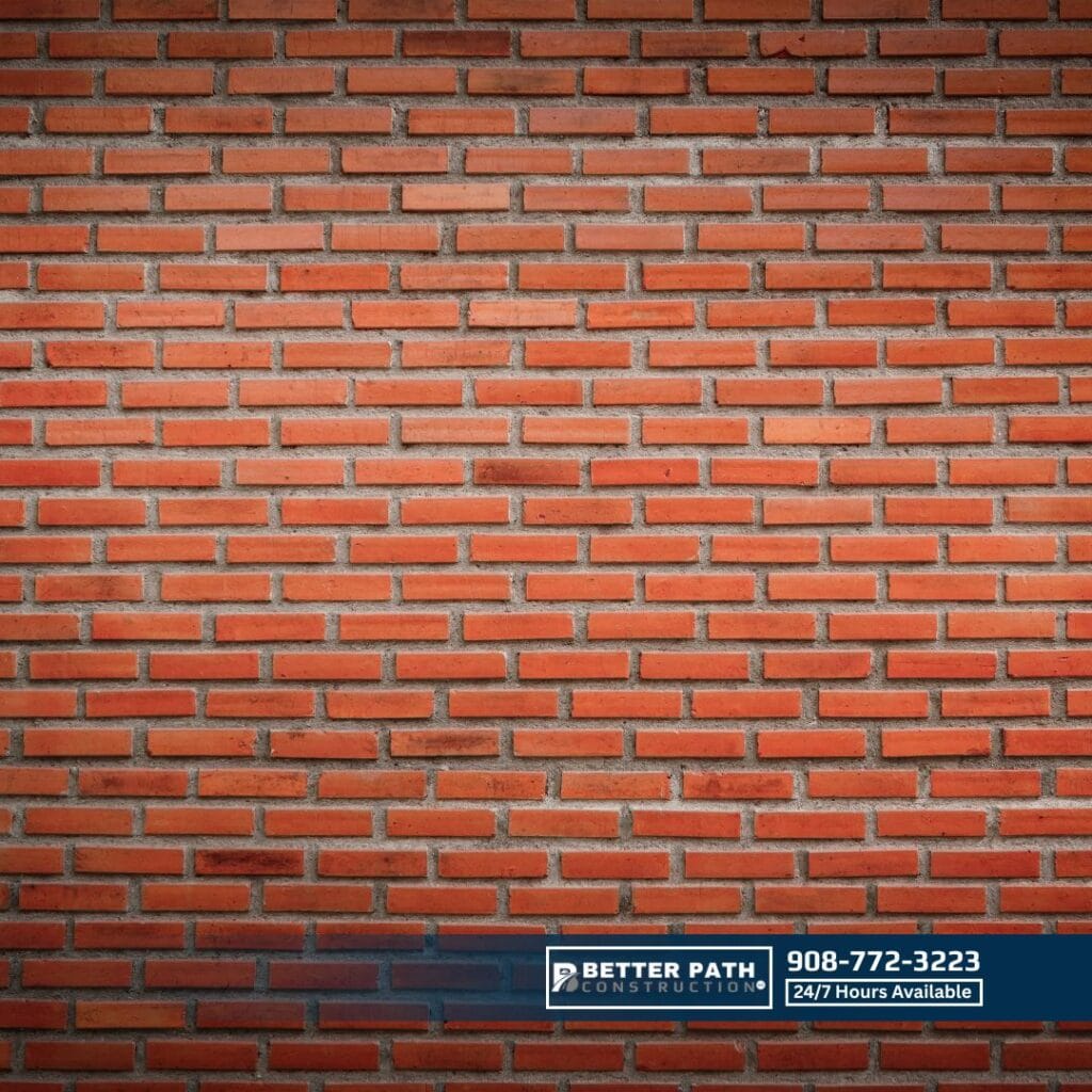 Running Bond Brick Masonry Wall in Little Falls, NJ