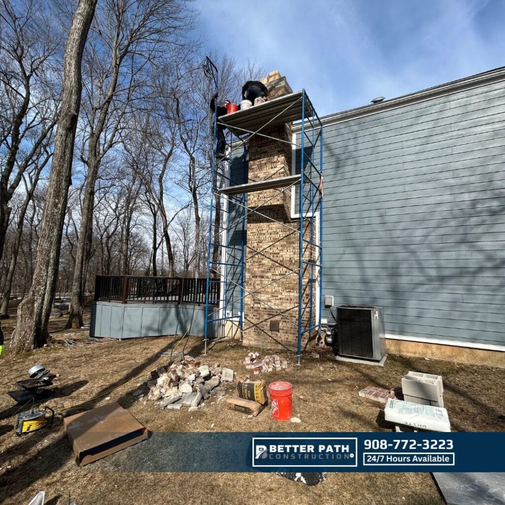 What does a chimney service include?